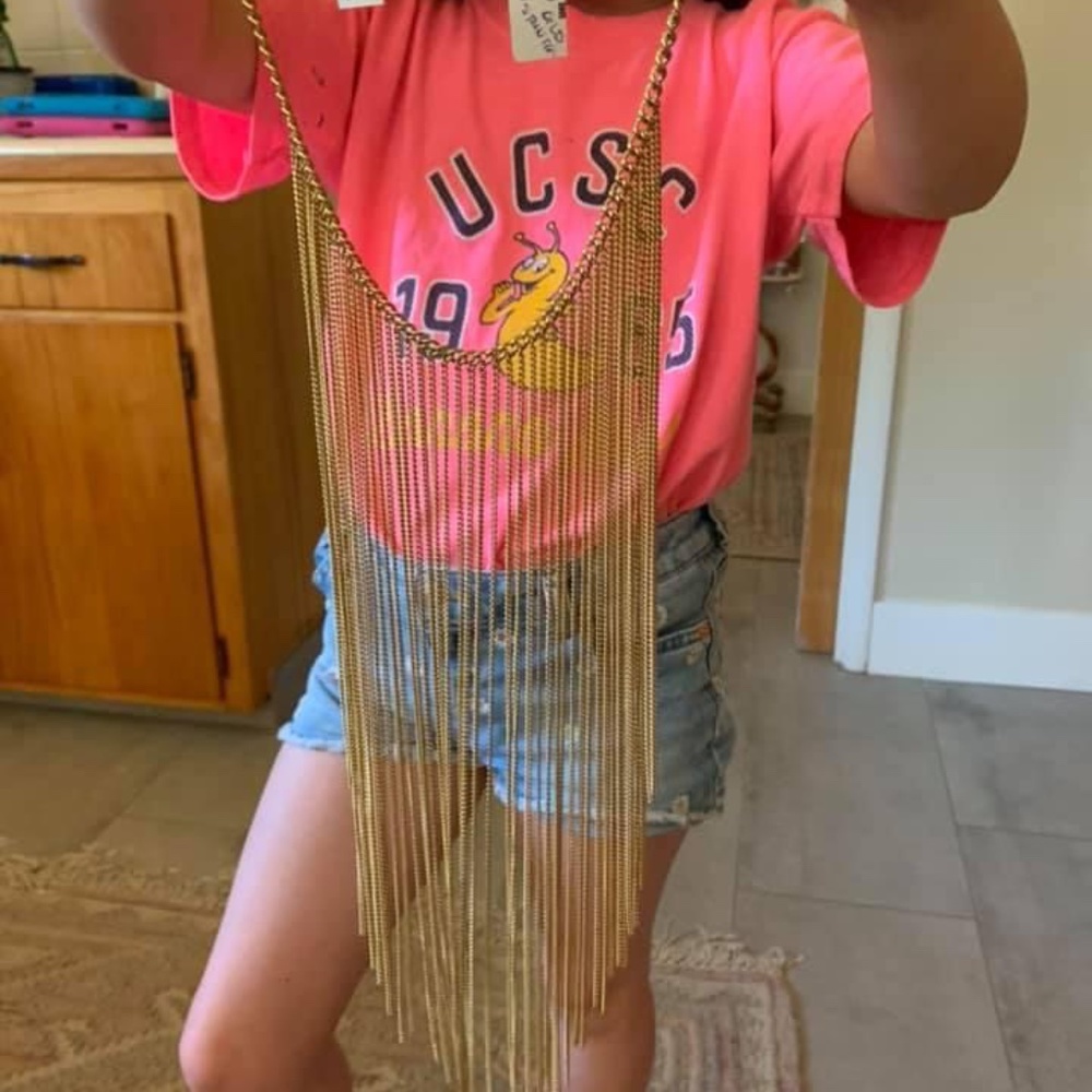 NWT Michael Kors Fringe necklace